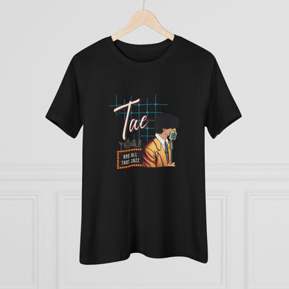 Taehyung Women's Tee - BTS Fanmade Retro Series - 50s Vintage Aesthetic - Soft Jersey T-Shirt