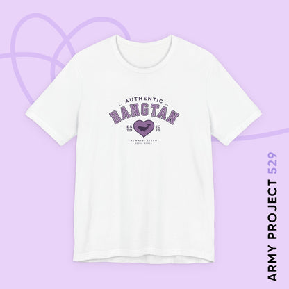 OT7 Short Sleeve Shirt - Bangtan Athletics - Fanmade BTS Merch - Unisex Jersey T-Shirt