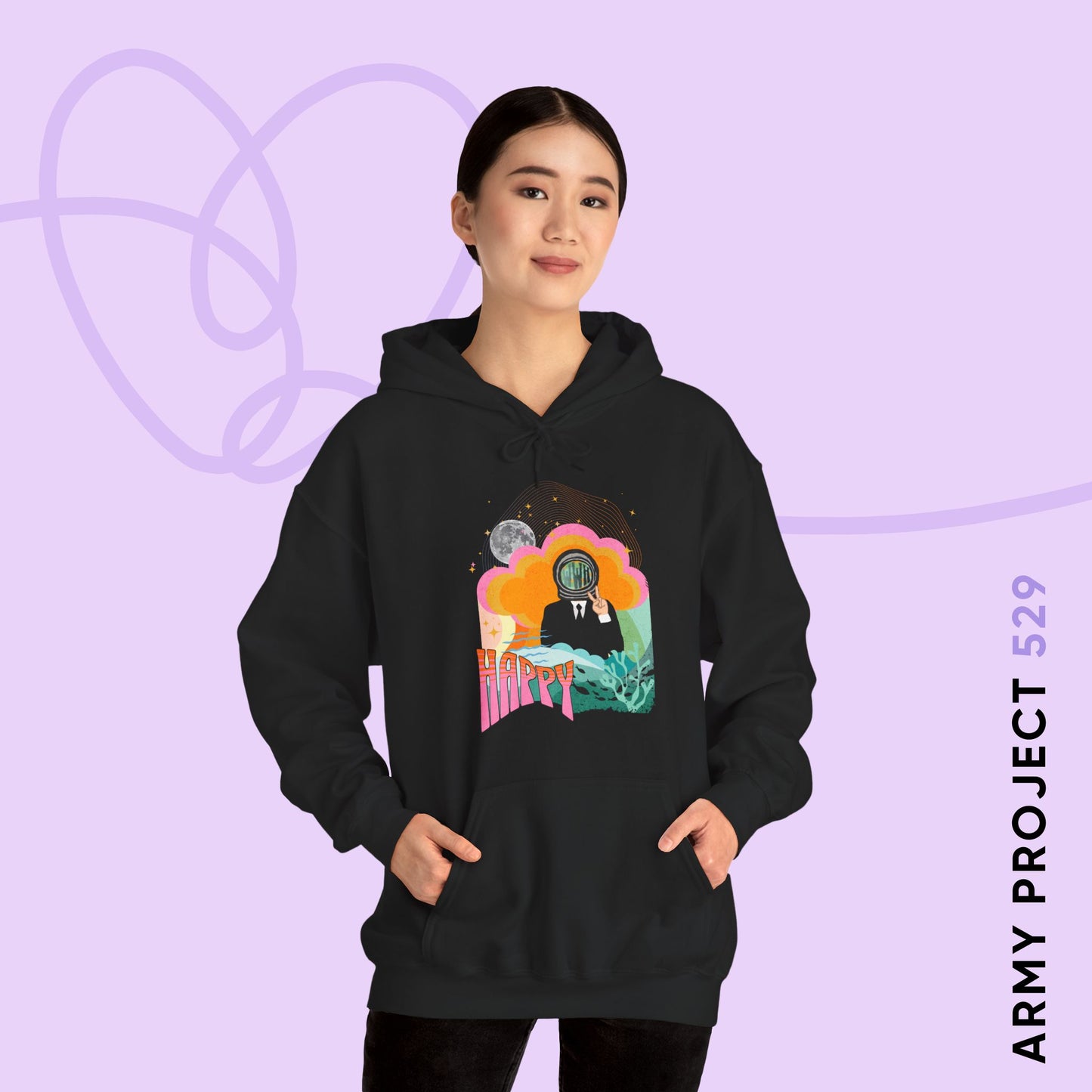 Jin 1960s Retro Series Unisex Heavy Blend™ Hoodie