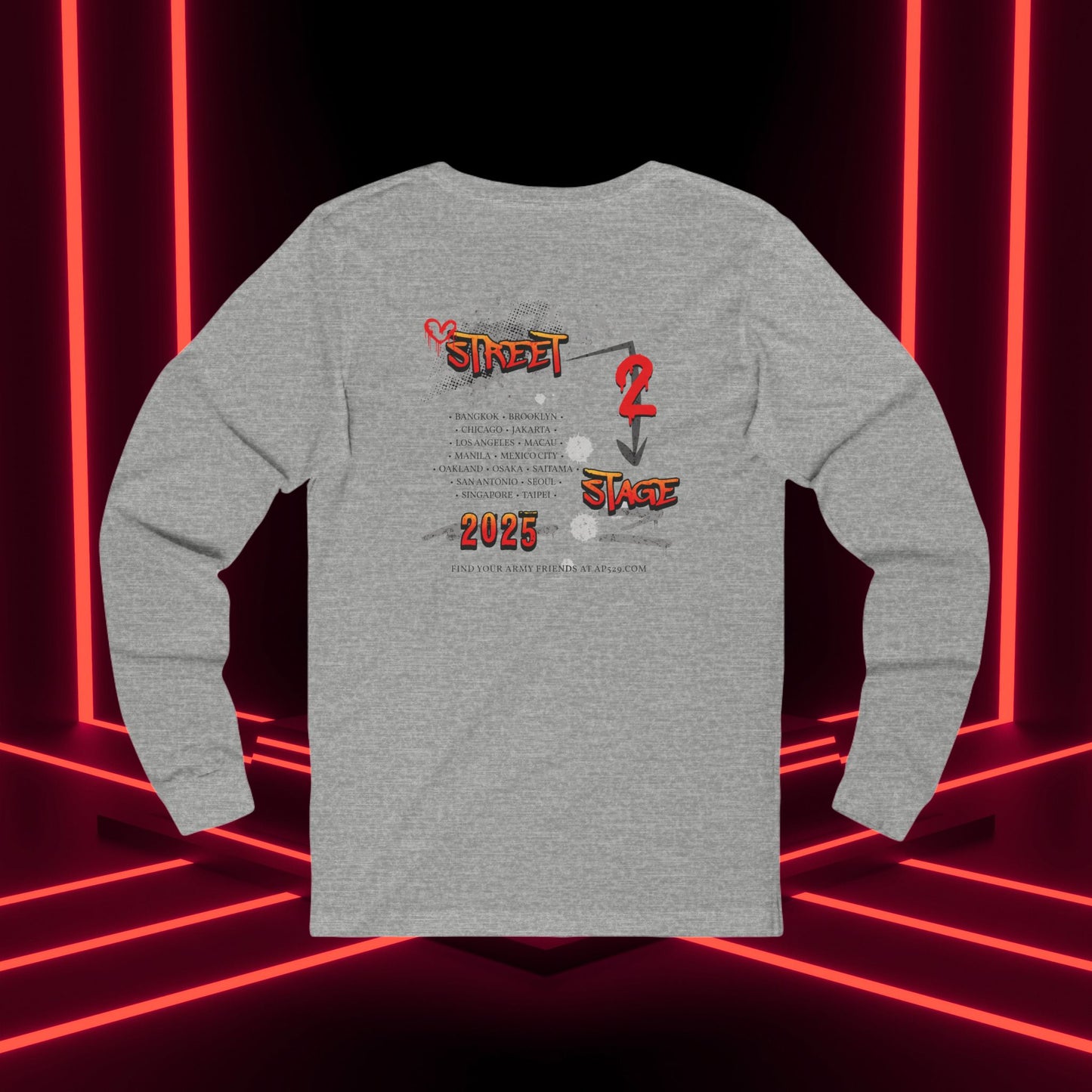 Hobi Concert Long Sleeve Shirt - HOTS with Hope - Fanmade BTS Merch - Soft Unisex T-Shirt