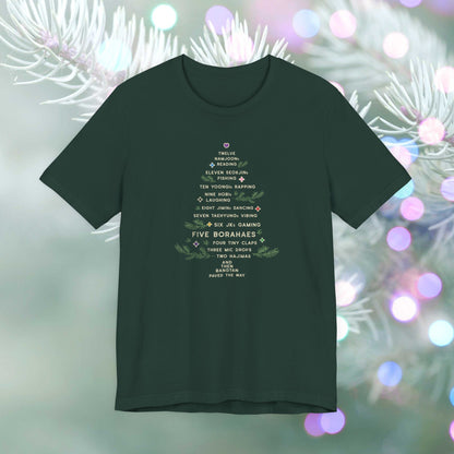 OT7 Short Sleeve Shirt - 12 Days of Bangtan - Fanmade BTS Merch - Unisex Jersey T-Shirt