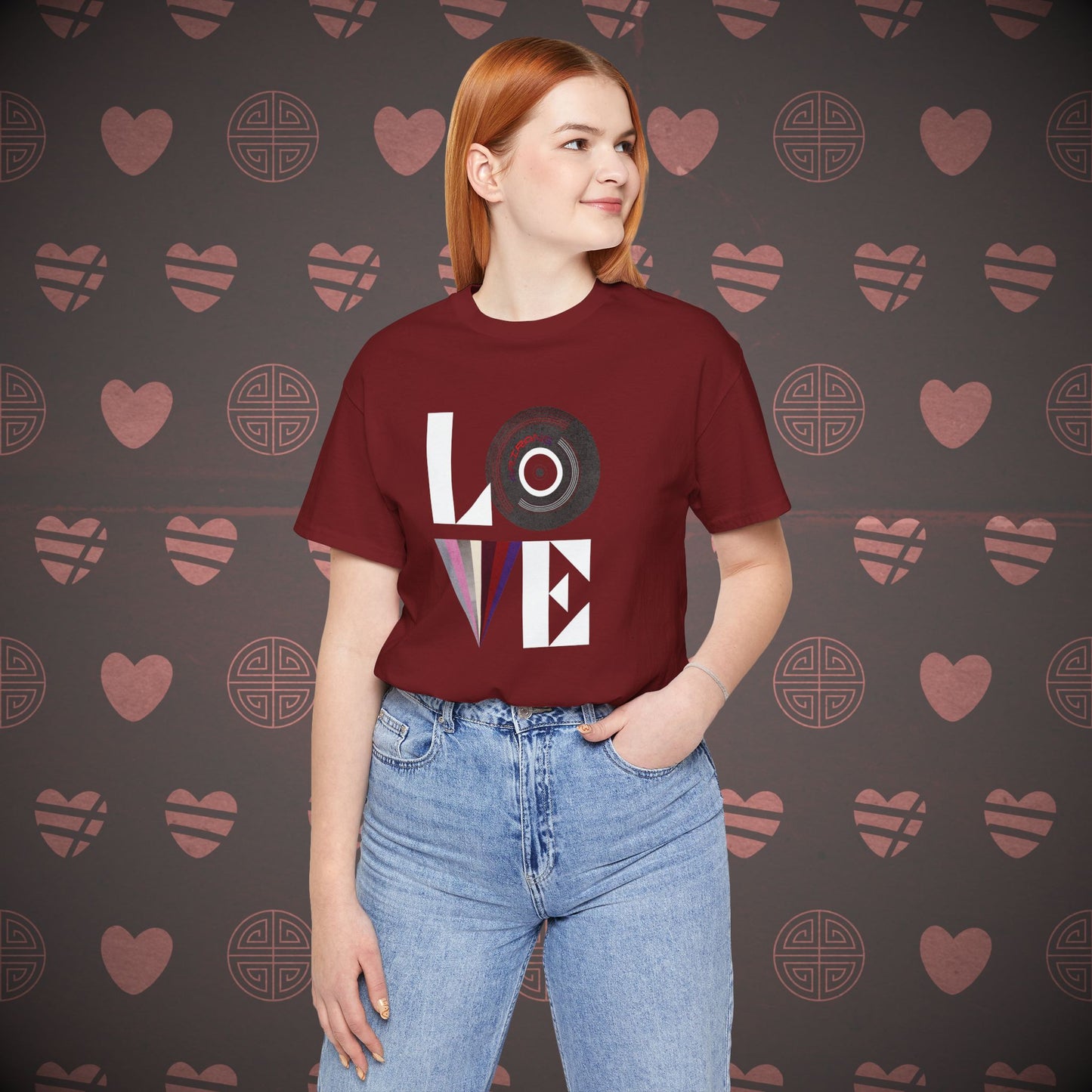 OT7 Short Sleeve Shirt - Love Record - Unisex Jersey T-Shirt