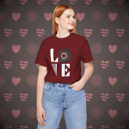 OT7 Short Sleeve Shirt - Love Record - Unisex Jersey T-Shirt