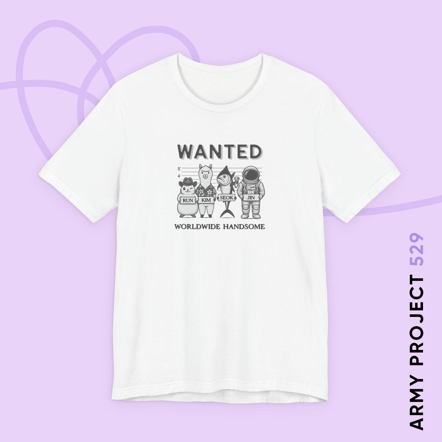 Run Kim Seokjin Unisex Jersey Short Sleeve Tee
