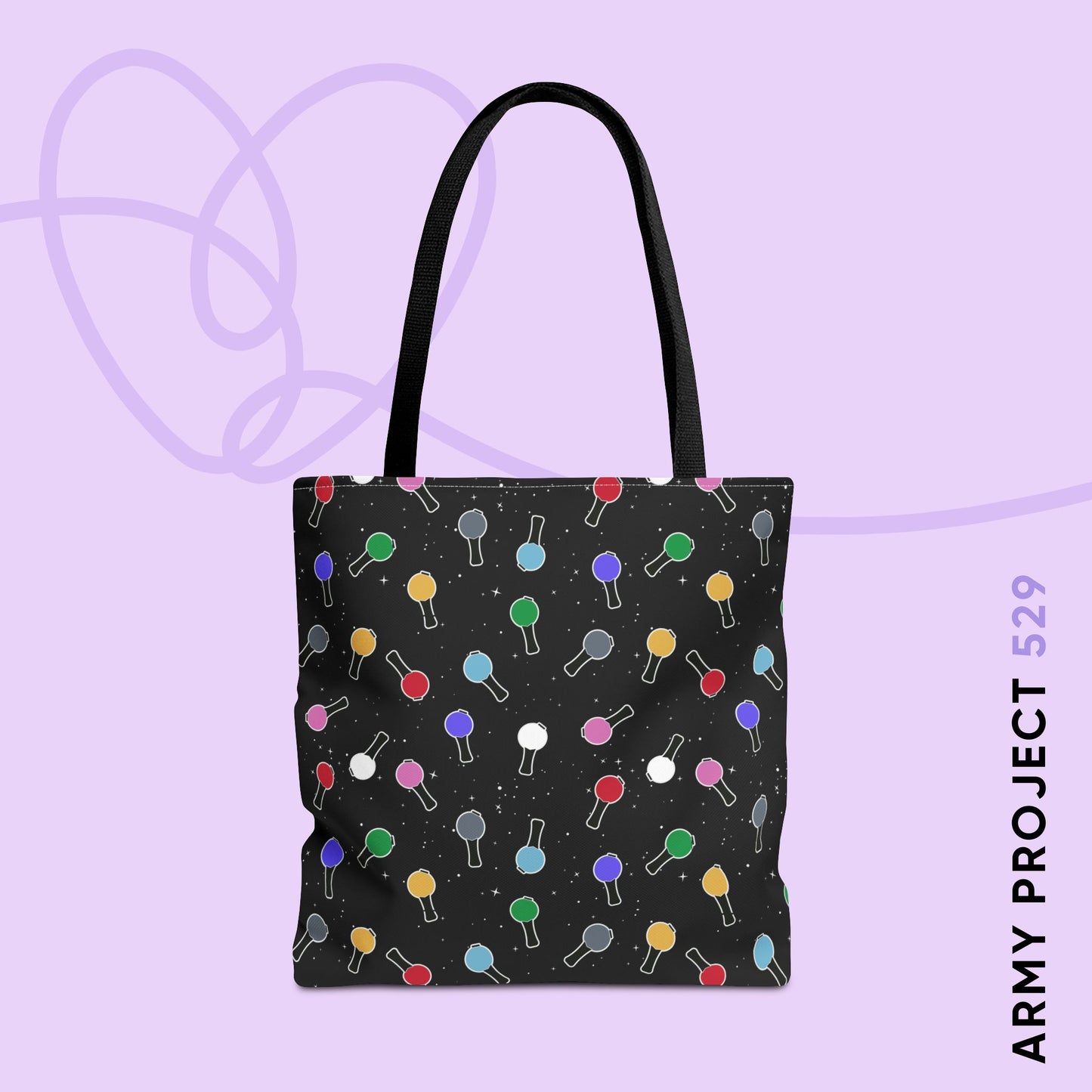 Ma City Map Lightstick Tote Bag