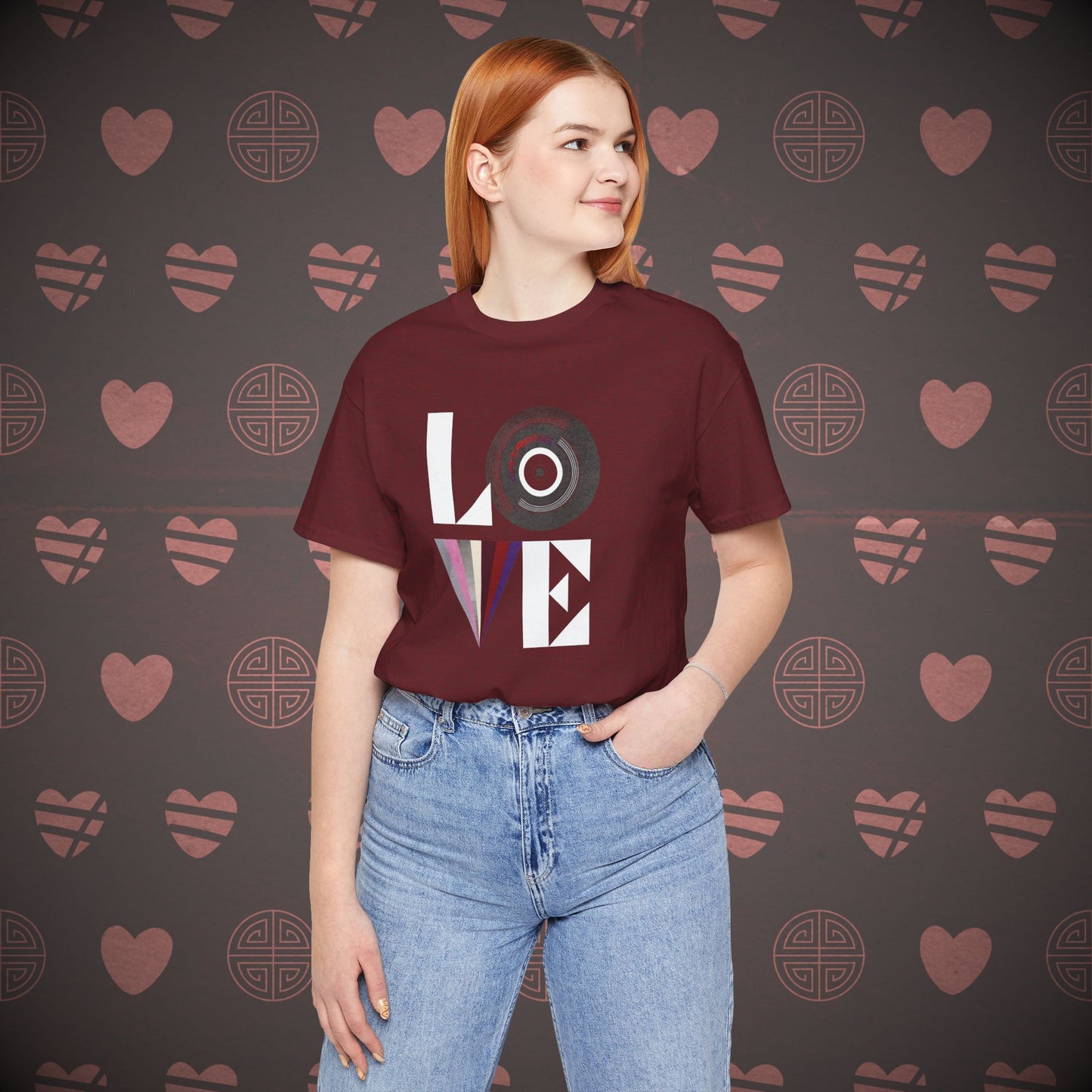 OT7 Short Sleeve Shirt - Love Record - Unisex Jersey T-Shirt