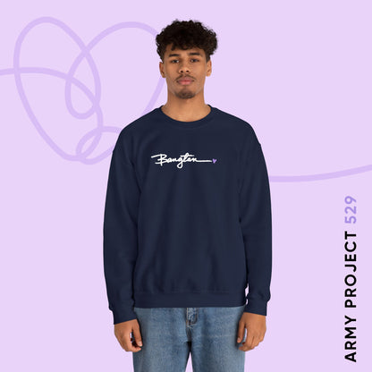 Handwritten Bangtan Unisex Heavy Blend™ Crewneck Sweatshirt
