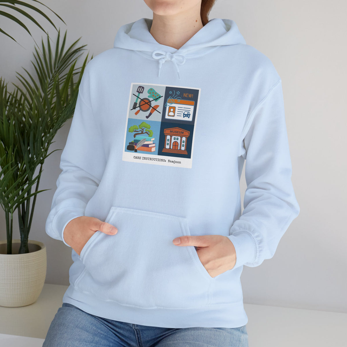 Namjoon Hoodie - Care Instructions - Cozy Unisex Sweatshirt