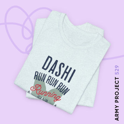 OT7 Short Sleeve Shirt - Dashi Running Club - Fanmade BTS Merch - Unisex Jersey T-Shirt