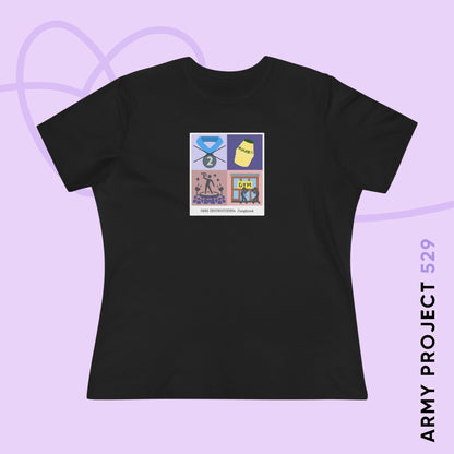 Jungkook Care Instructions Women's Relaxed Jersey Short Sleeve Tee