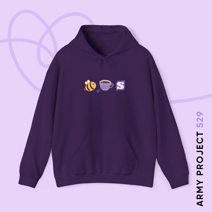 OT7 Hoodie - Bee Tea Ess - Fanmade BTS Merch - Cozy Unisex Sweatshirt