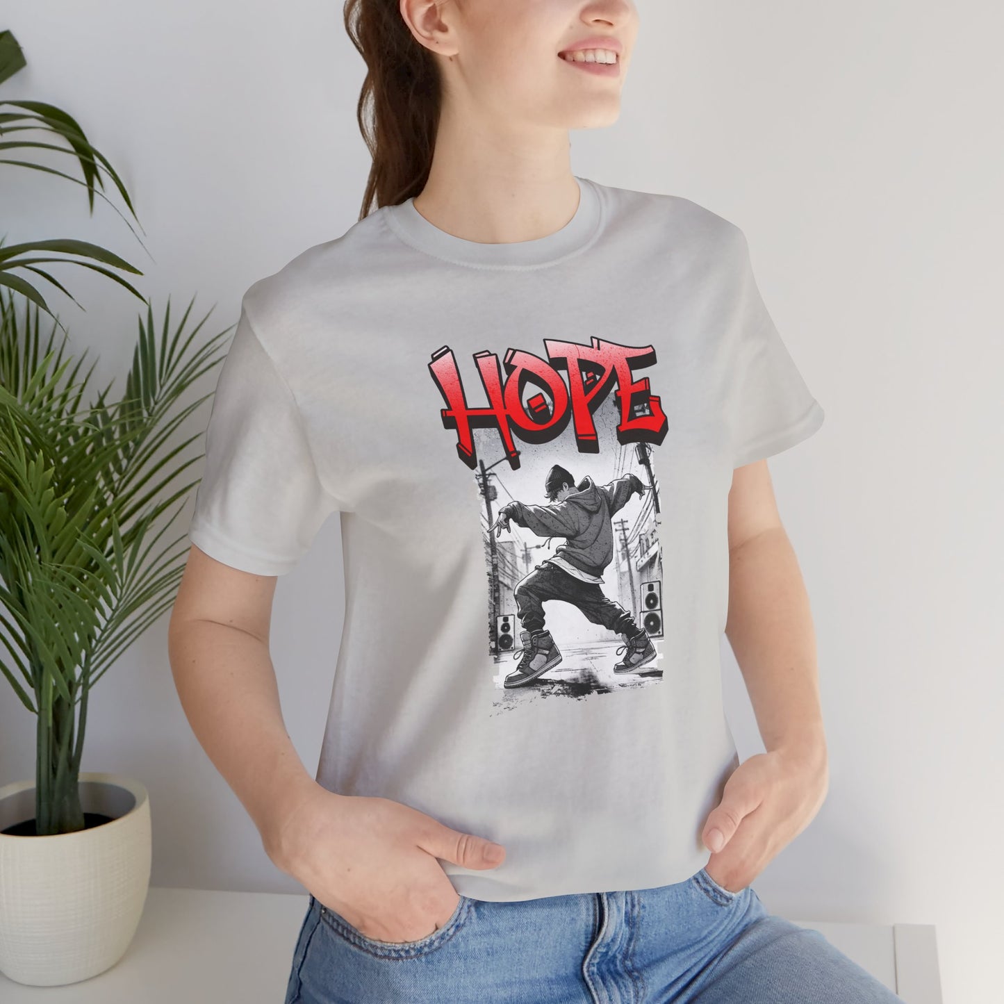 HOTS with Hope (Stop Sign ver.) Unisex Jersey Short Sleeve Tee