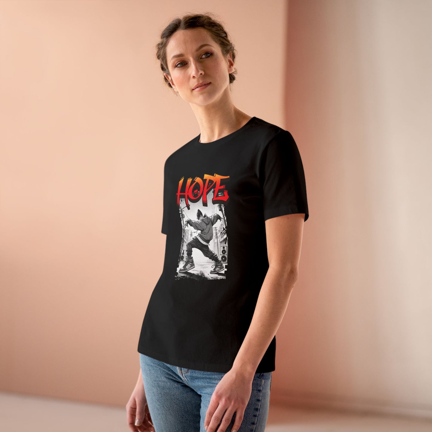 Hobi Concert Women's Tee - HOTS with Hope - Fanmade BTS Merch - Soft Jersey T-Shirt