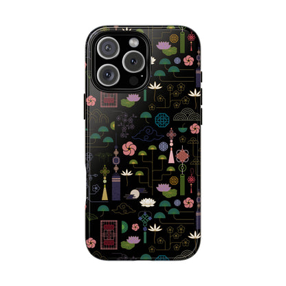Norigae Night Garden Tough Phone Case - Elegant K-Pop Merch - iPhone, Galaxy, Pixel Cover