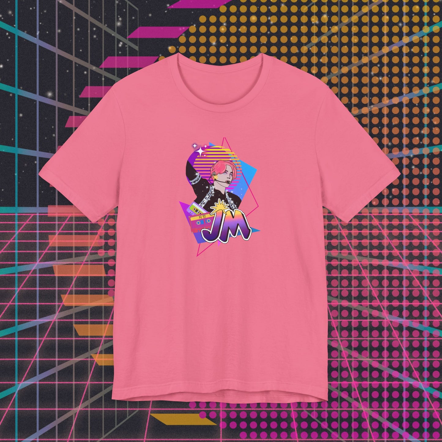 Jimin 1980s Retro Series Unisex Jersey Short Sleeve Tee