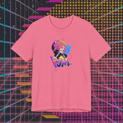 Jimin Short Sleeve Shirt - Fanmade BTS Retro Series - 80s Pop Aesthetic - Soft Unisex T-Shirt