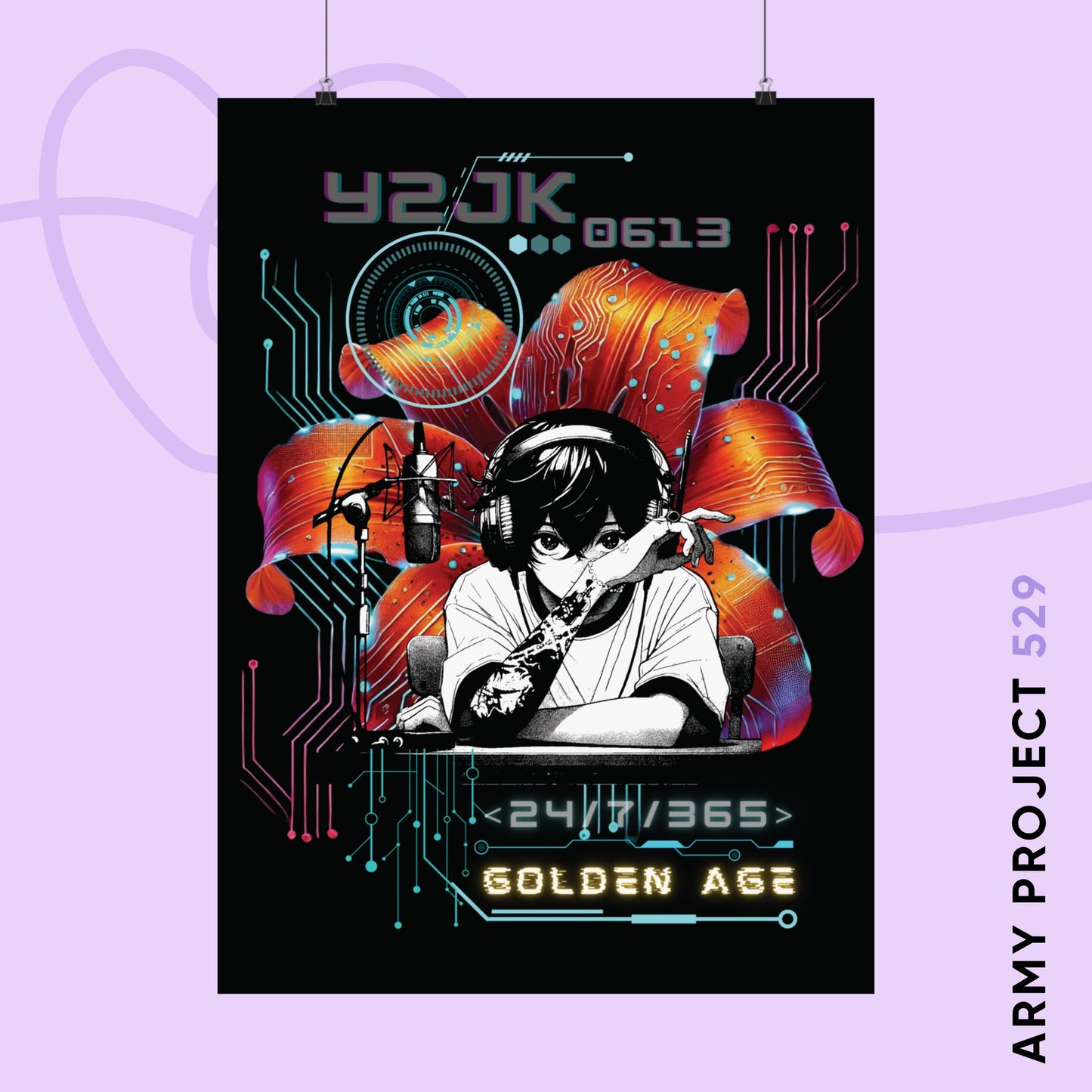 Jungkook Y2JK Retro Series Matte Poster
