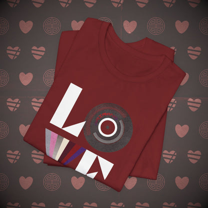OT7 Short Sleeve Shirt - Love Record - Unisex Jersey T-Shirt