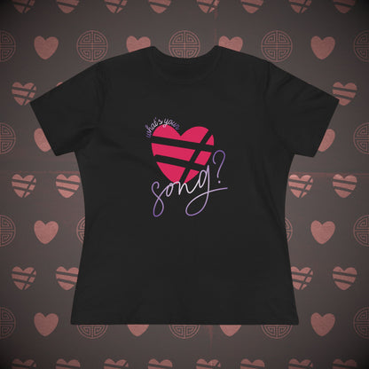 OT7 Women's Tee - What's Your Love Song? - Soft Jersey T-Shirt