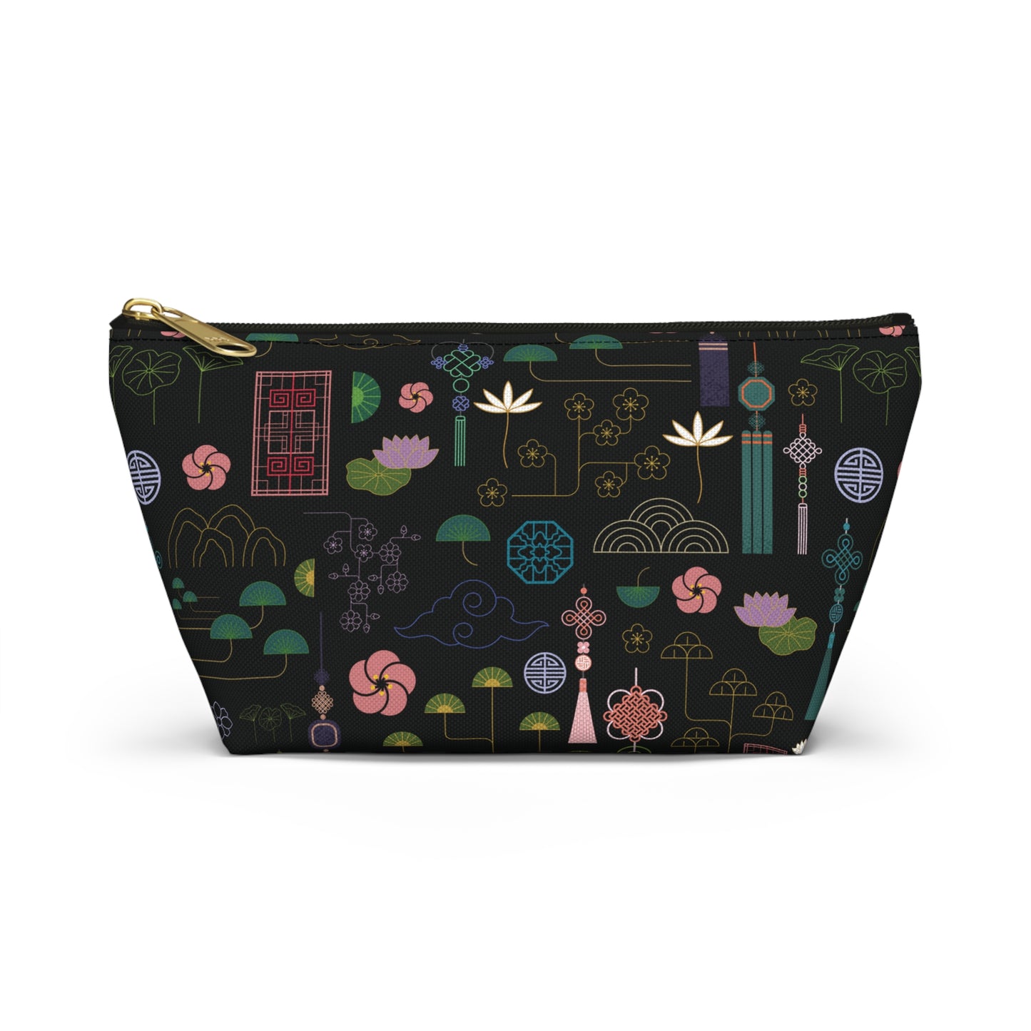 Norigae Night Garden Accessory Pouch w/ T-bottom