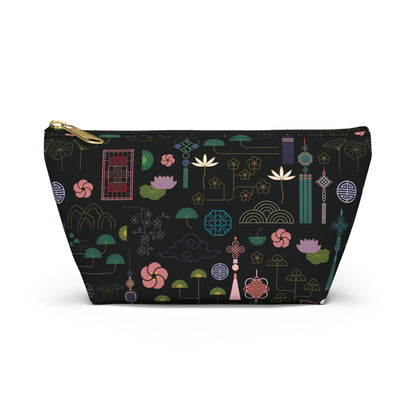 Norigae Night Garden Accessory Pouch w/ T-bottom