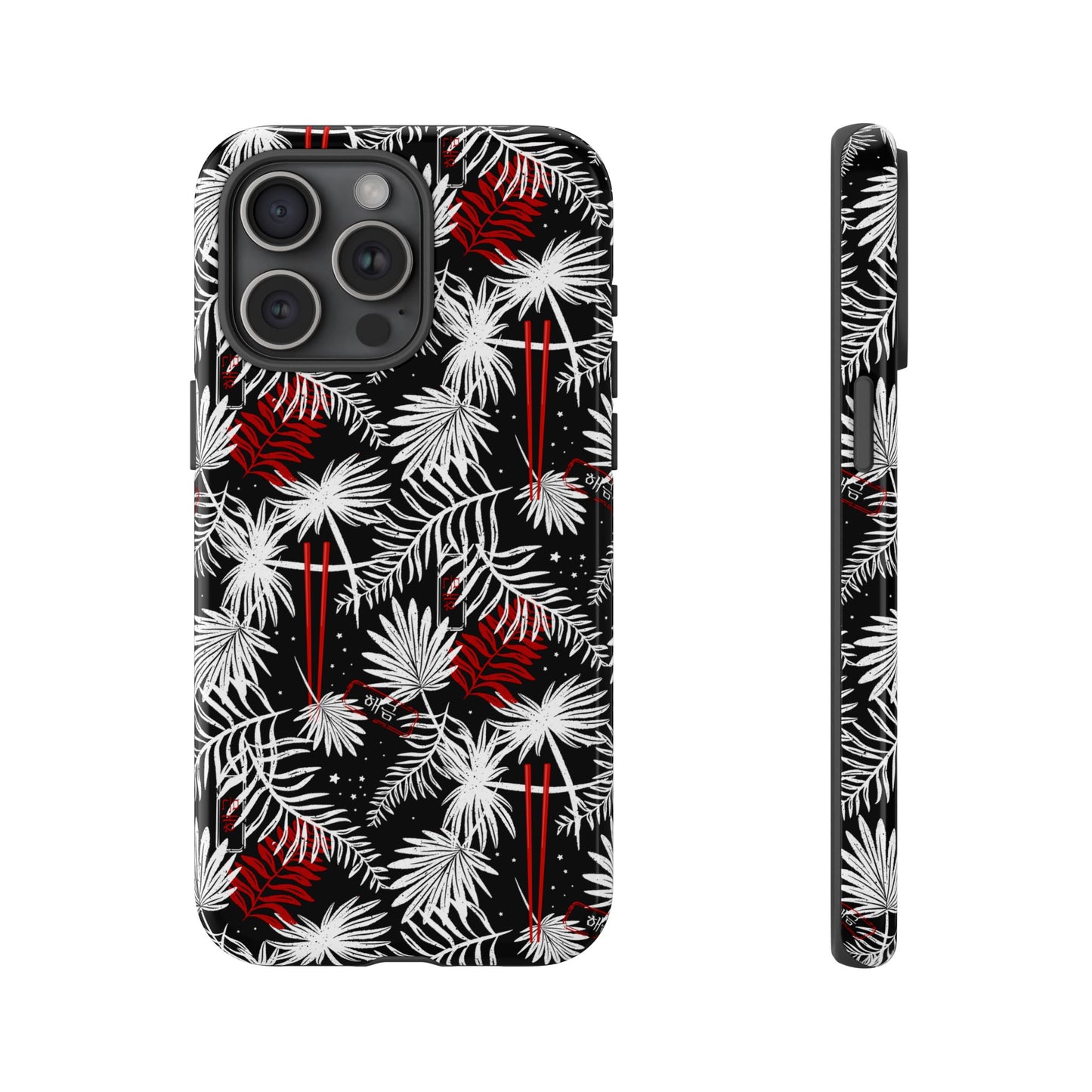 Yoongi Tough Phone Case - Tropical Chopsticks - Fanmade BTS Merch - iPhone, Galaxy, Pixel