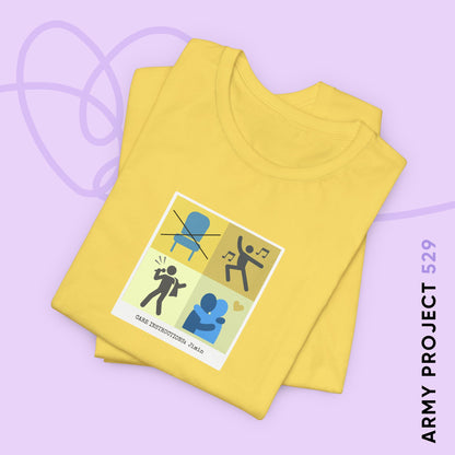 Jimin Care Instructions Unisex Jersey Short Sleeve Tee