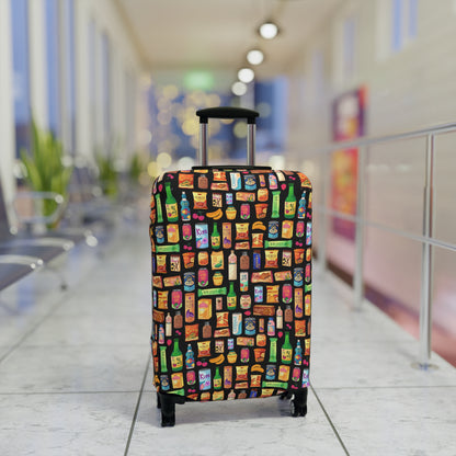 Bright & Bold Korean Snacks Luggage Cover