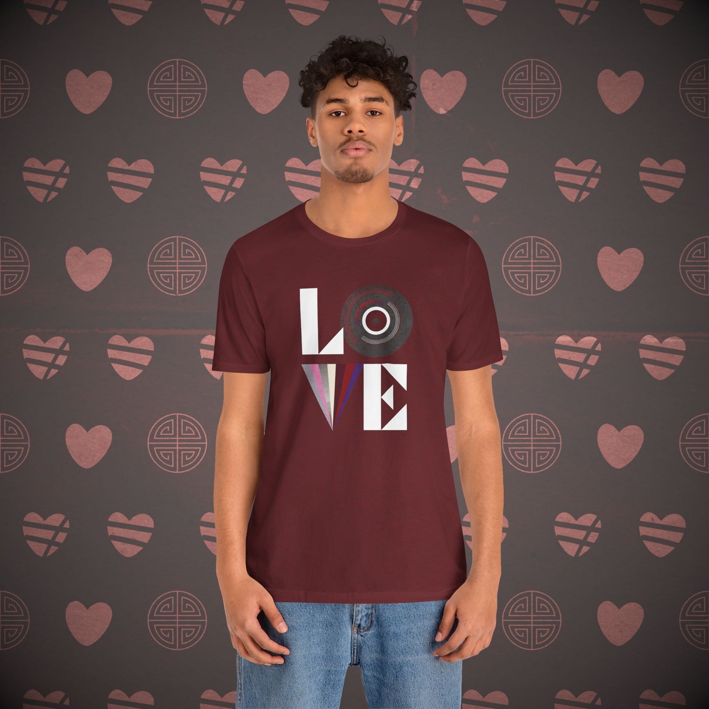 OT7 Short Sleeve Shirt - Love Record - Unisex Jersey T-Shirt