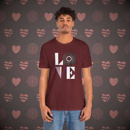 OT7 Short Sleeve Shirt - Love Record - Unisex Jersey T-Shirt