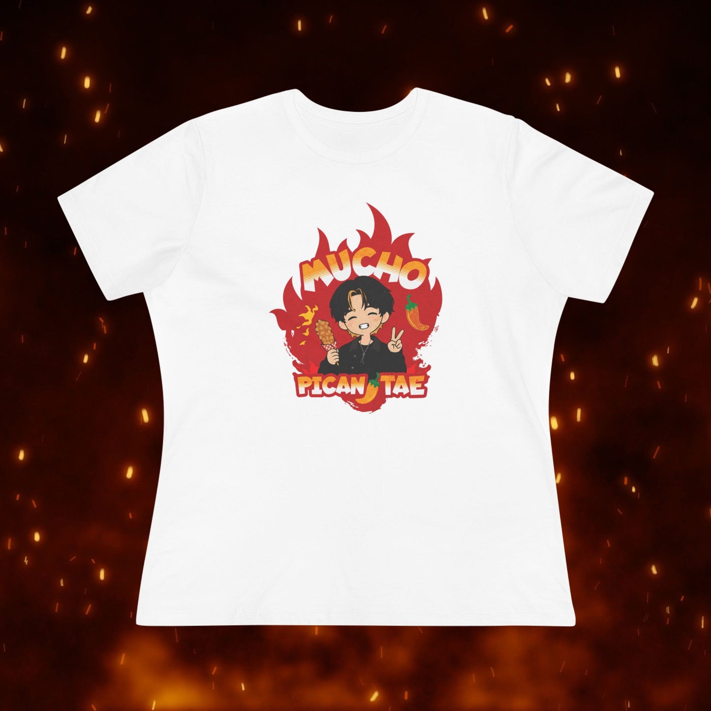 Taehyung Women's Tee - Mucho PicanTae - Soft Jersey T-Shirt