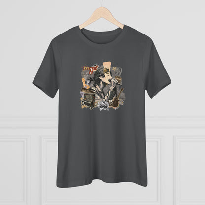 Yoongi Women's Tee - BTS Fanmade Retro Series - 2010s Rock Aesthetic - Soft Jersey T-Shirt