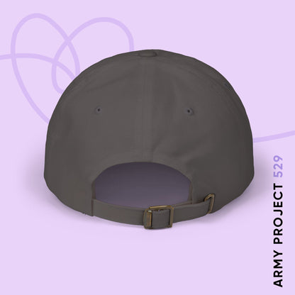 OT7 Baseball Cap - Embroidered Handwritten Bangtan - Fanmade BTS Merch - Unisex Baseball Hat