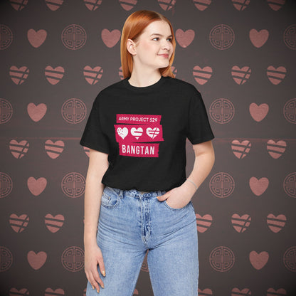 OT7 Short Sleeve Shirt (Red) - AP529 <3 Bangtan - Unisex Jersey T-Shirt