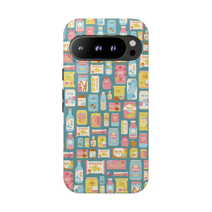 Sweet Pastel Korean Snacks Tough Phone Case - Cute K-Pop Merch - iPhone, Galaxy, Pixel Cover