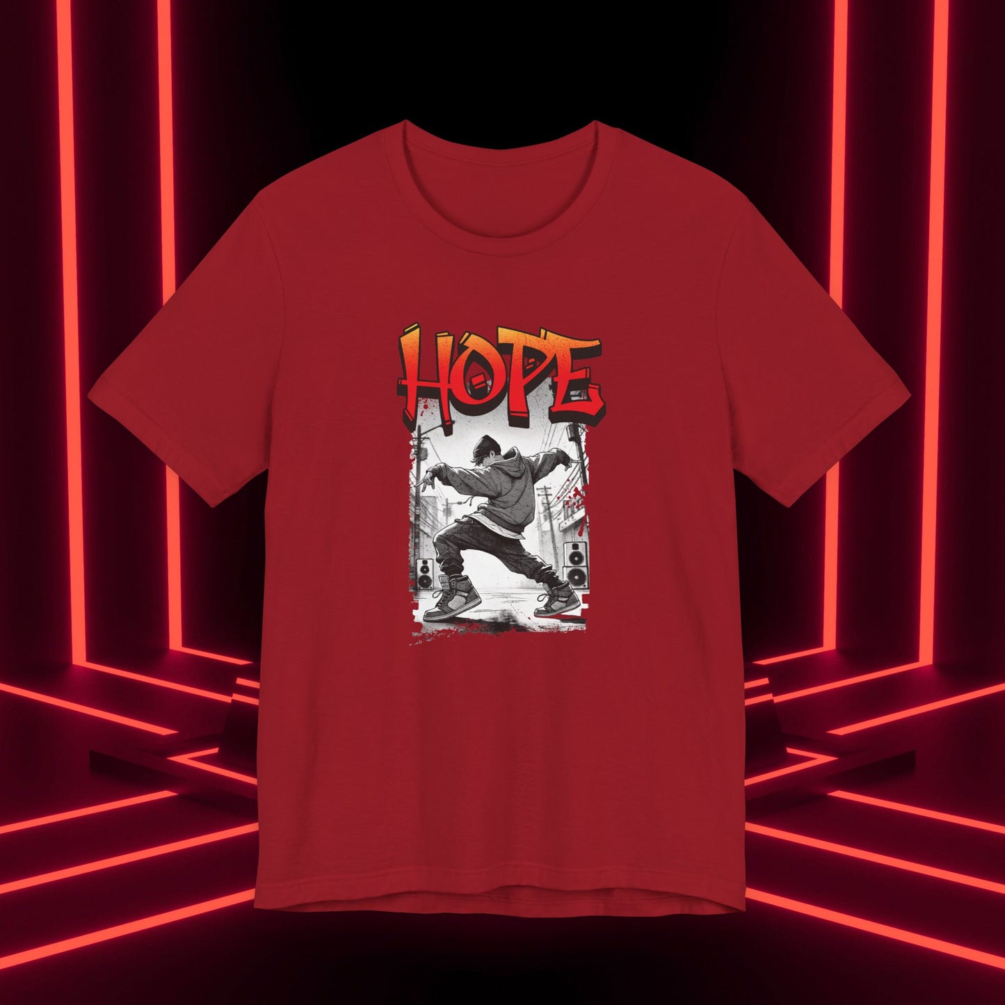 Hobi Concert Short Sleeve Shirt - HOTS with Hope (Arson Ver.) - Fanmade BTS Merch - Soft Unisex T-Shirt