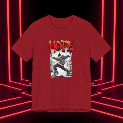 Hobi Concert Short Sleeve Shirt - HOTS with Hope (Arson Ver.) - Fanmade BTS Merch - Soft Unisex T-Shirt