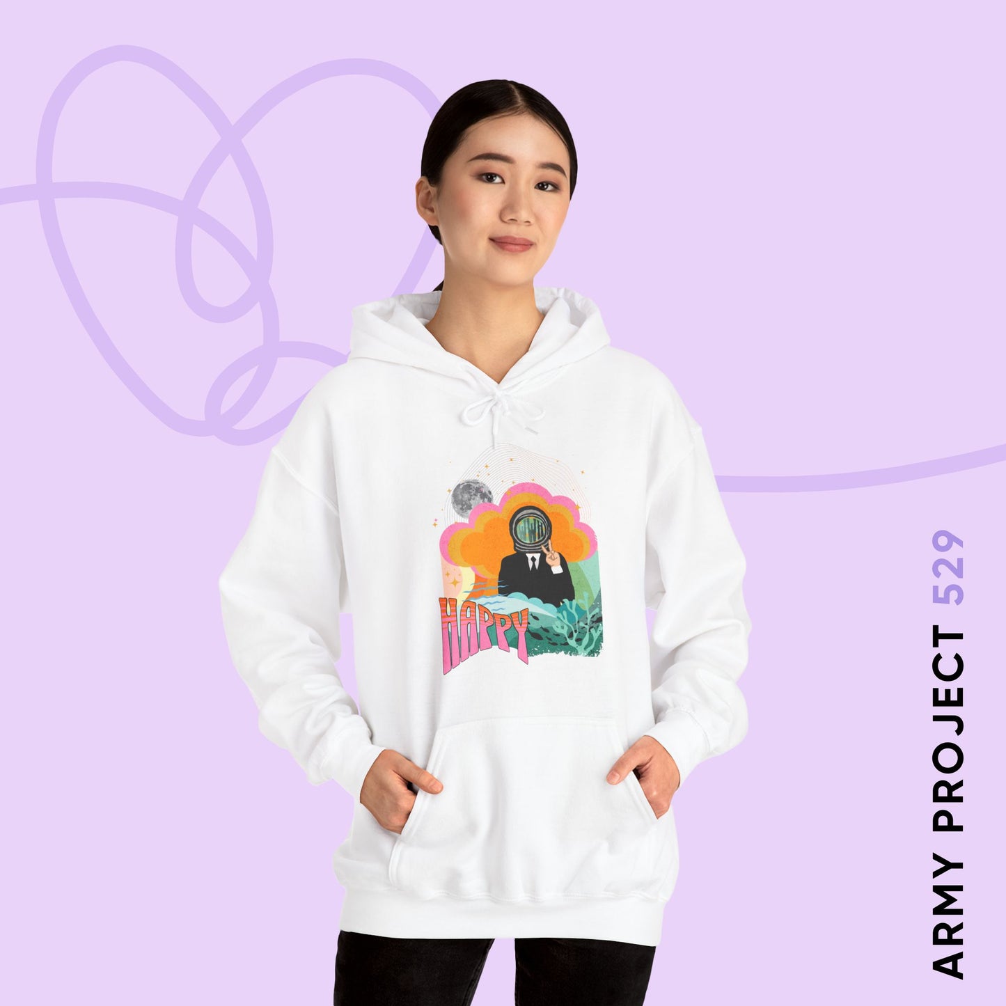 Jin 1960s Retro Series Unisex Heavy Blend™ Hoodie