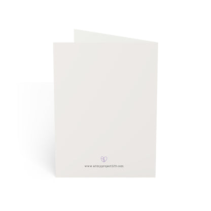 Fanmade BTS Greeting Card - "Gwenchana" Encouragement Card - Vintage Floral Artwork