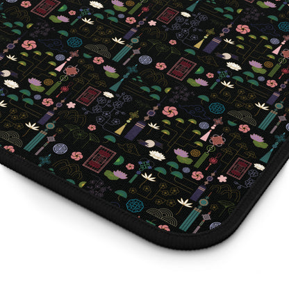 Norigae Night Garden Desk Mat