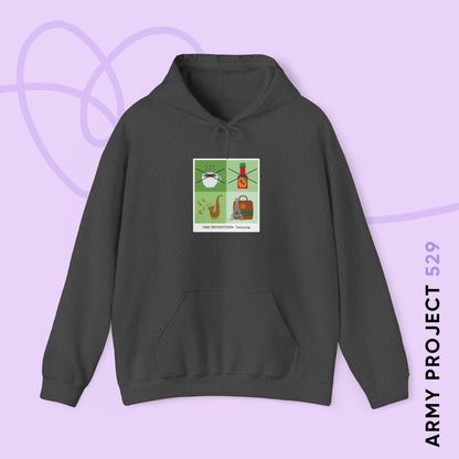 Taehyung Hoodie - Funny Fanmade BTS Merch - Care Instructions - Cozy Unisex Sweatshirt