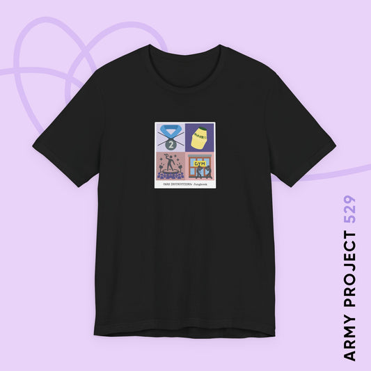 Jung Kook Short Sleeve Shirt - Funny Fanmade BTS Merch - Care Instructions - Soft Unisex T-Shirt
