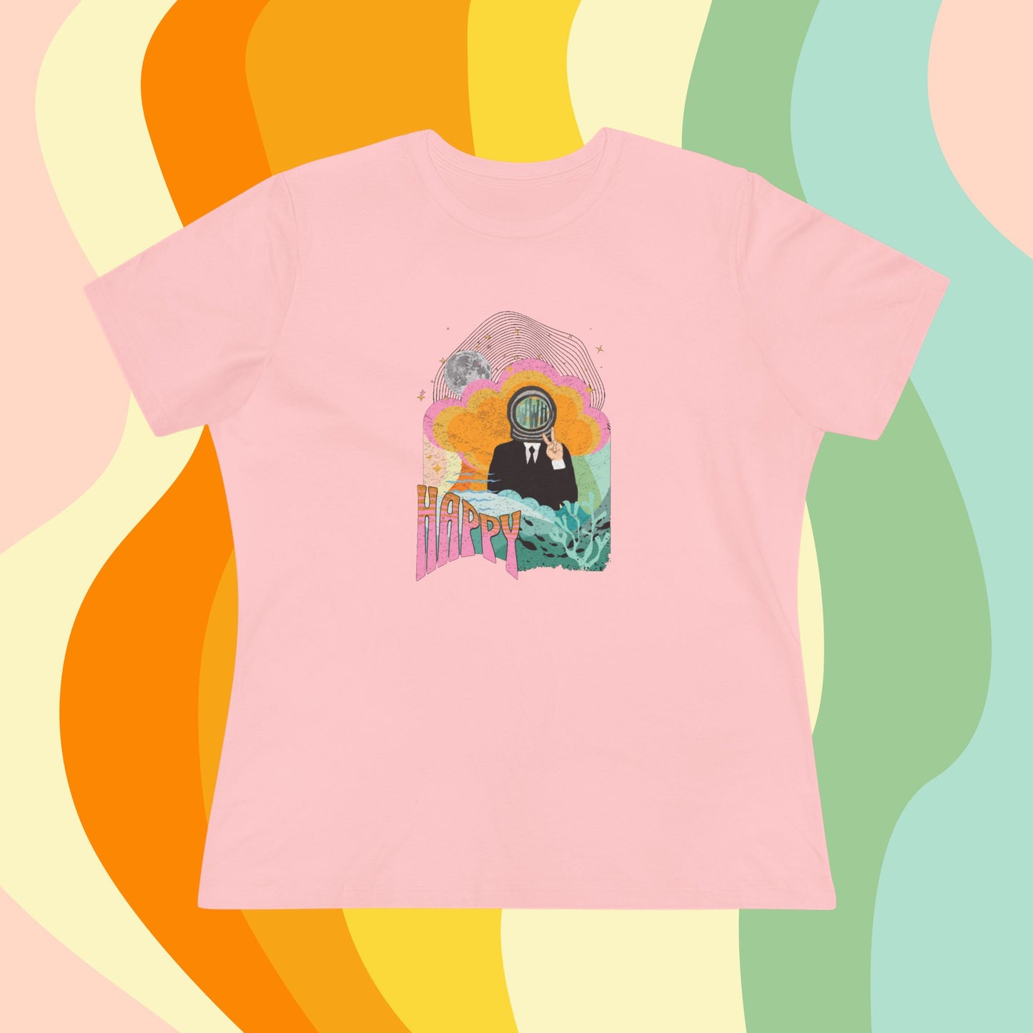 Jin 1960s Retro Series Women's Relaxed Jersey Short Sleeve Tee