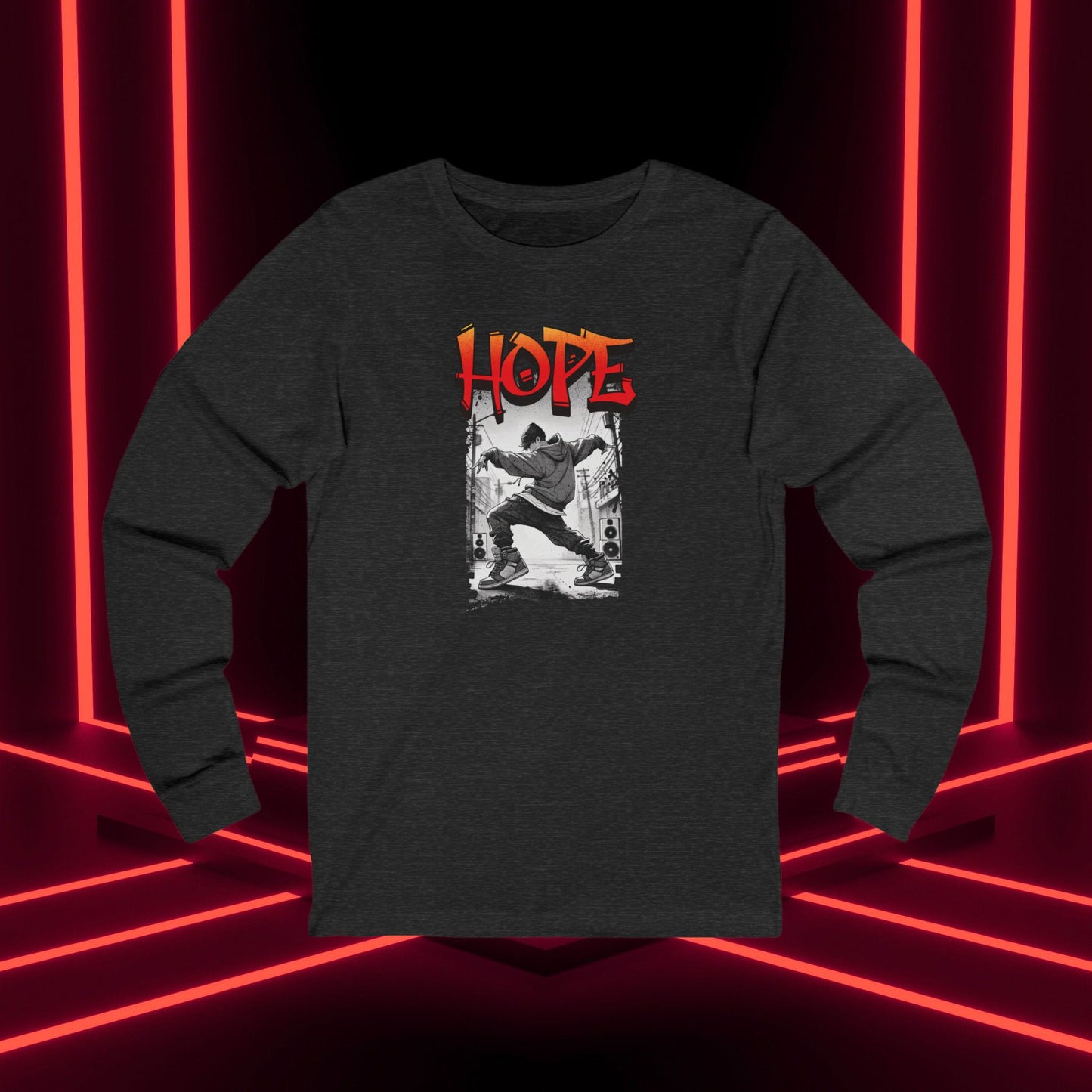Hobi Concert Long Sleeve Shirt - HOTS with Hope - Fanmade BTS Merch - Soft Unisex T-Shirt