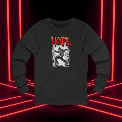 Hobi Concert Long Sleeve Shirt - HOTS with Hope - Fanmade BTS Merch - Soft Unisex T-Shirt
