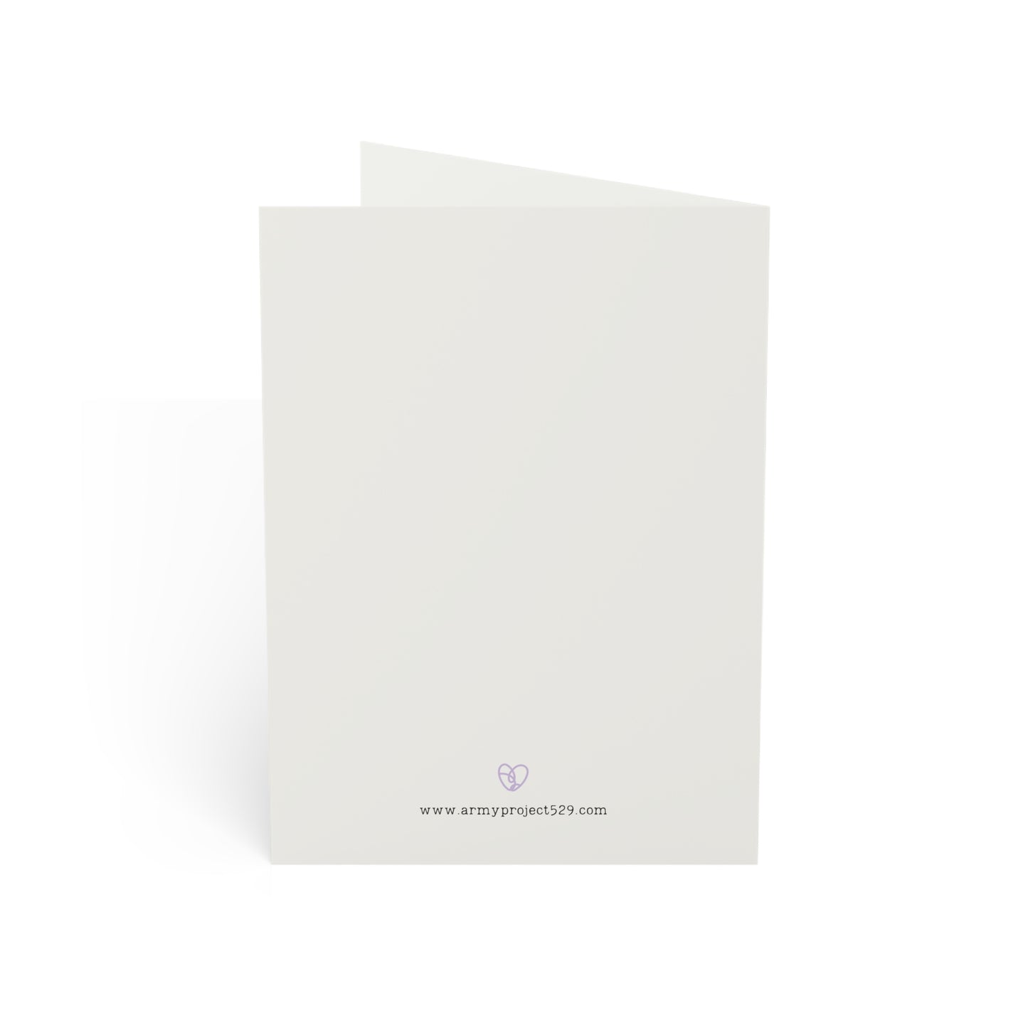 Fanmade BTS Greeting Card - Lotus Encouragement Quote - Vintage Floral Artwork