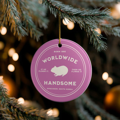 Worldwide Handsome Badge Series Ceramic Ornament