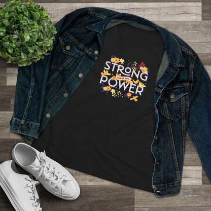 OT7 Women's Tee - Strong Power Thank You - Fanmade BTS Merch - Soft Jersey T-Shirt