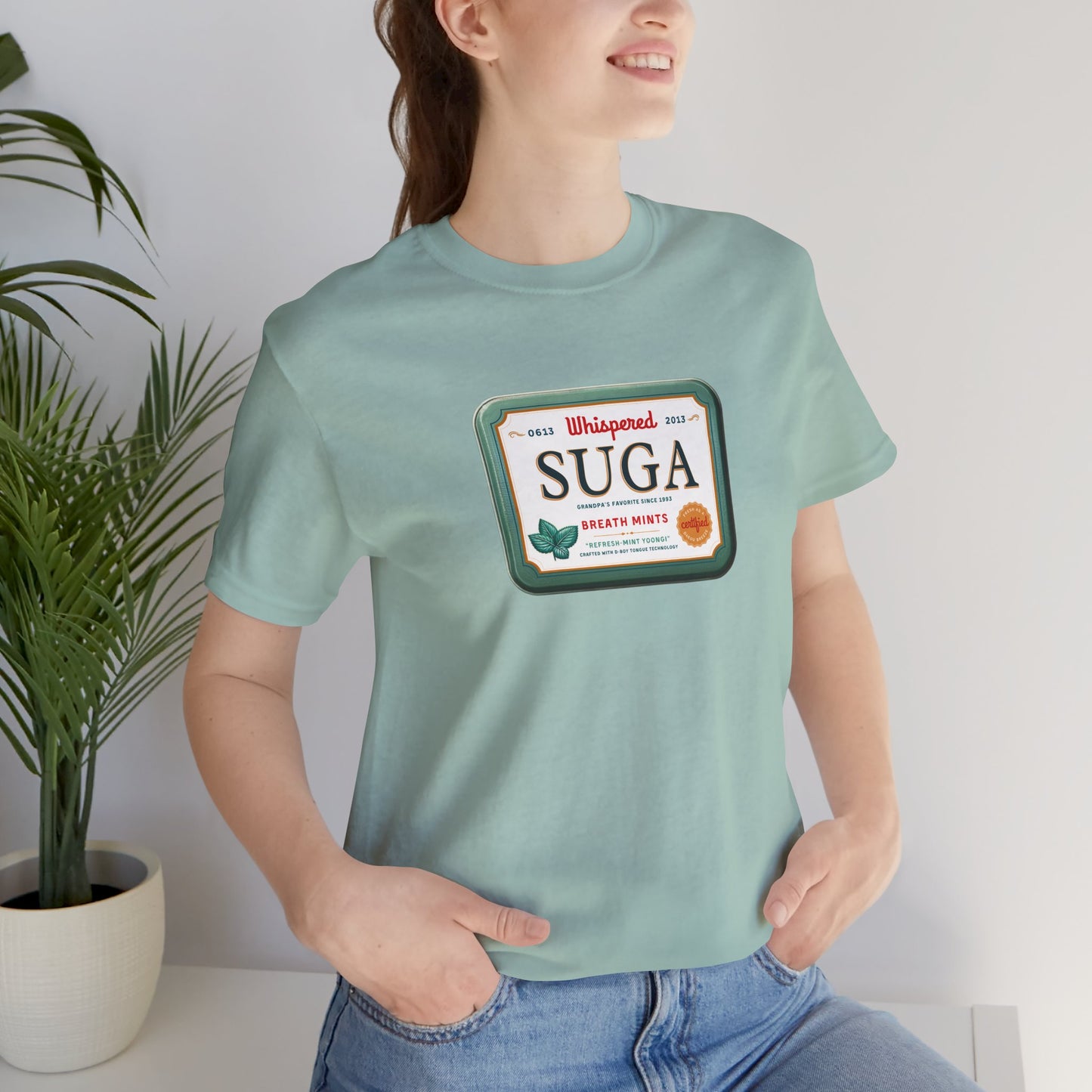 Whispered SUGA Unisex Jersey Short Sleeve Tee