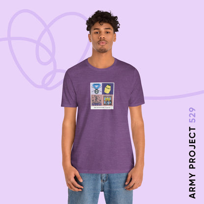 Jung Kook Short Sleeve Shirt - Funny Fanmade BTS Merch - Care Instructions - Soft Unisex T-Shirt